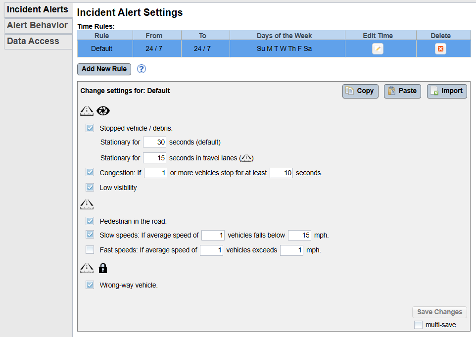 Settings Tab